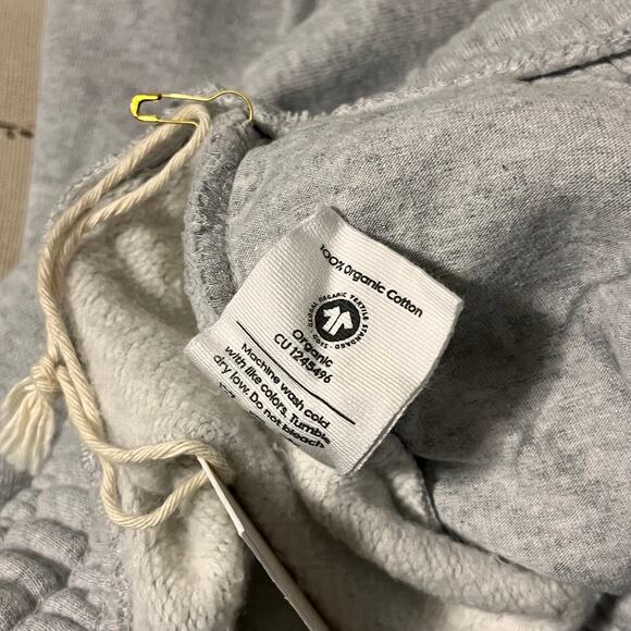 MATE the Label Men's Fleece Short Gray Small Sweatshort Organic Cotton Lounge - Picture 4 of 4